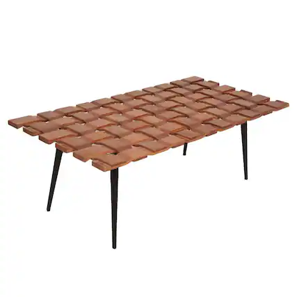 Front. Carolina Chair & Table - Waverly Coffee Table - Honey Gold/Black - Gold.