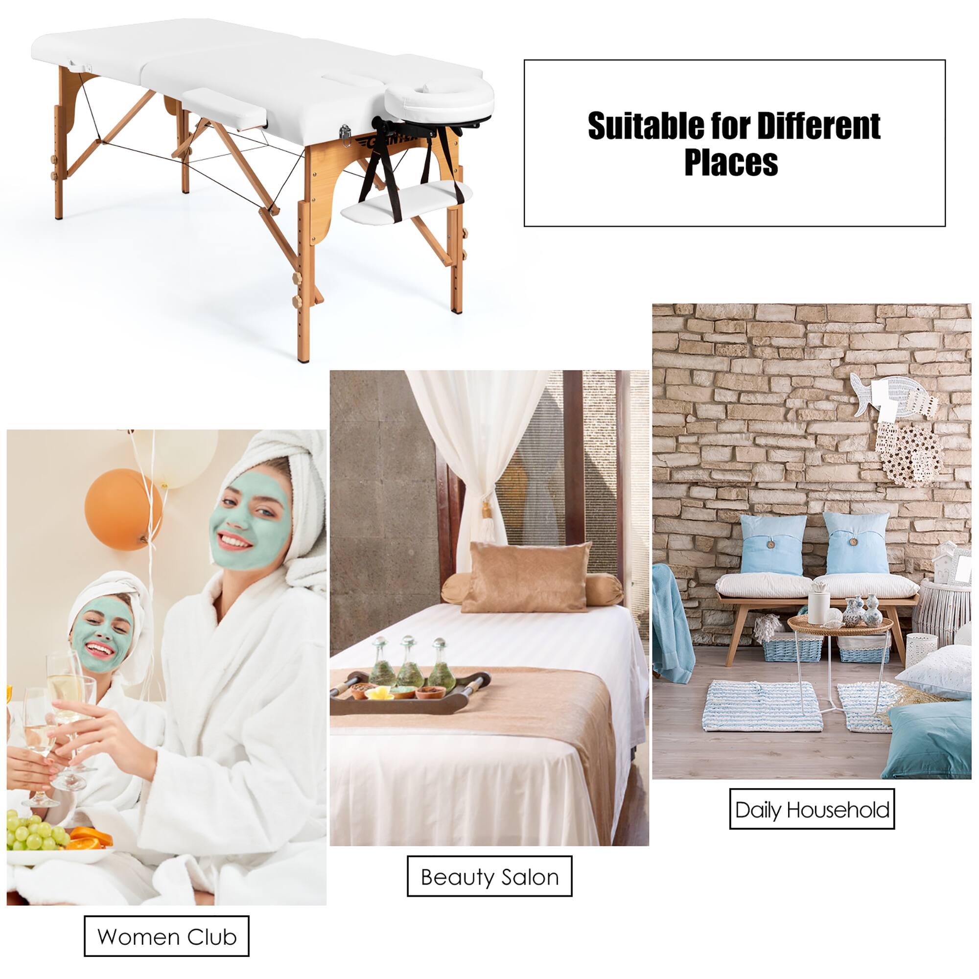 Suitable for Different Places  
Daily Household  
Beauty Salon  
Women Club