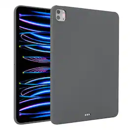 Dteck - Case For Apple iPad Pro 13'' (M5) 2025/(M4) 2024 Slim Lightweight Soft TPU Skin-Friendly Anti-Scratch Protective Cover - Gray