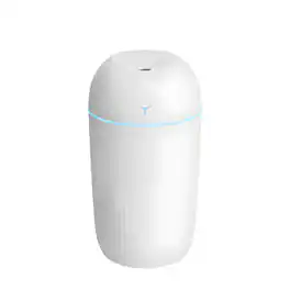 Cluzine - 420ml Mini Humidifier, 2 Spray Modes with Night Light for Bedroom & Desk