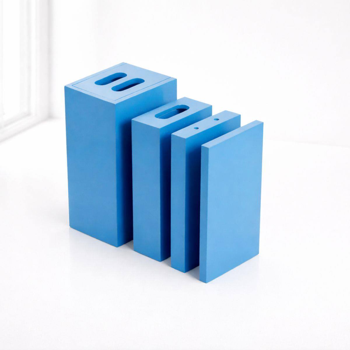 Alt View 1. Flashpoint - Flashpoint Nested Apple Box 4-in-1 Photography Set, Blue.
