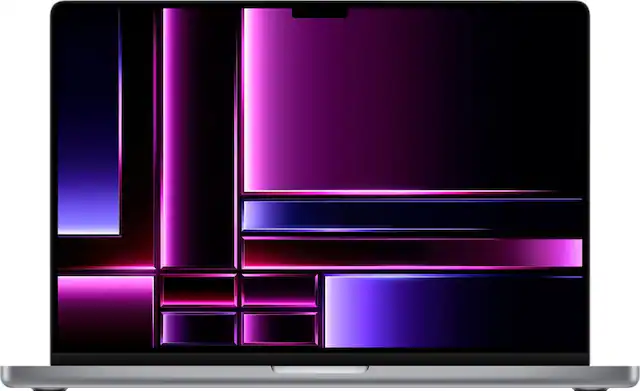 Front. Apple - Apple MacBook Pro "M2 Pro" 12 CPU/19 GPU 16" 16GB - 512GB SSD GRAY - Space Gray.