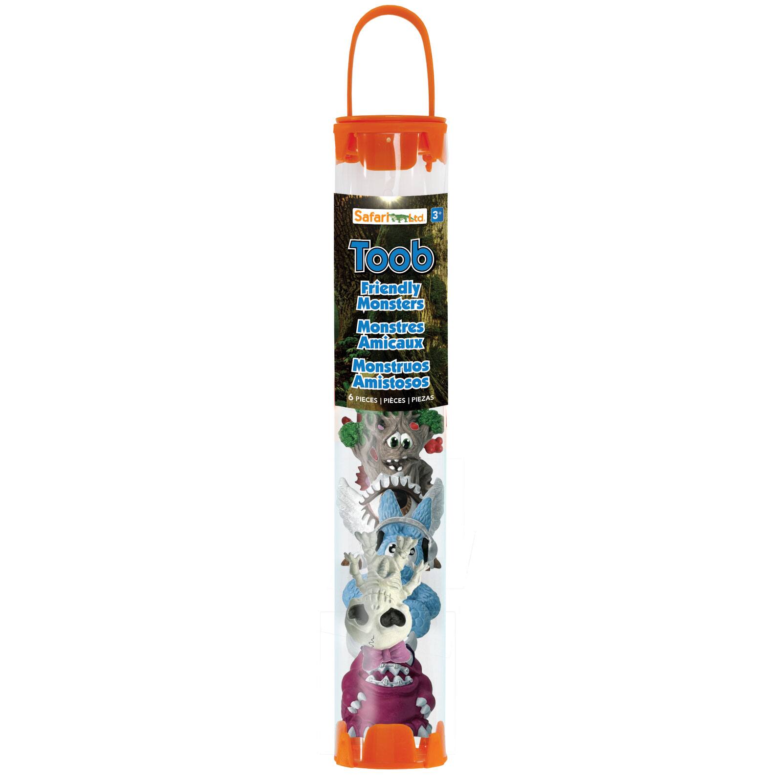Safari Ltd  
Toob  
Friendly Monsters  
Monstres Amicaux  
Monstruos Amistosos  
6 PIECES | PIEZAS