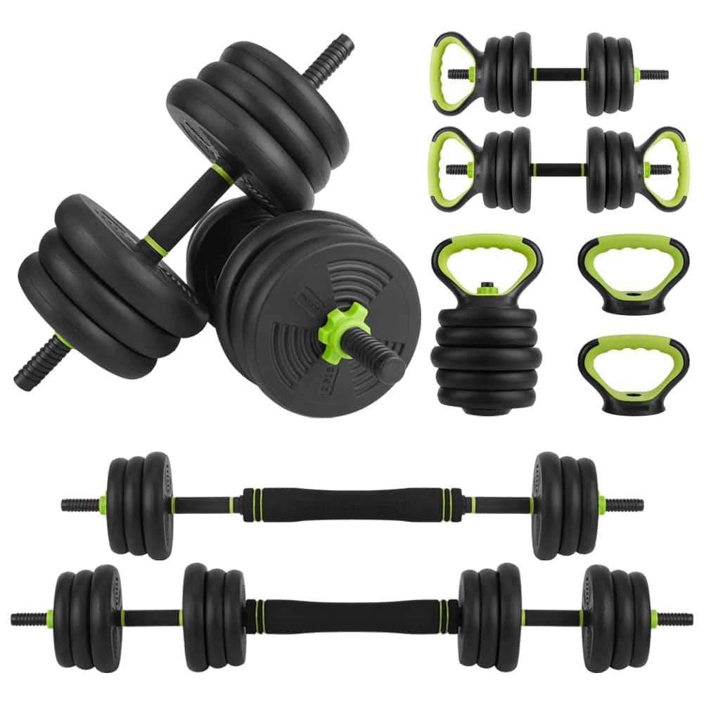 Hanke - 1 Adjustable Dumbbell Set s s s Free Weights Dumbbells p 4 IN 1 fuctional Modes functional 1 upgrade dumbbell - Multi