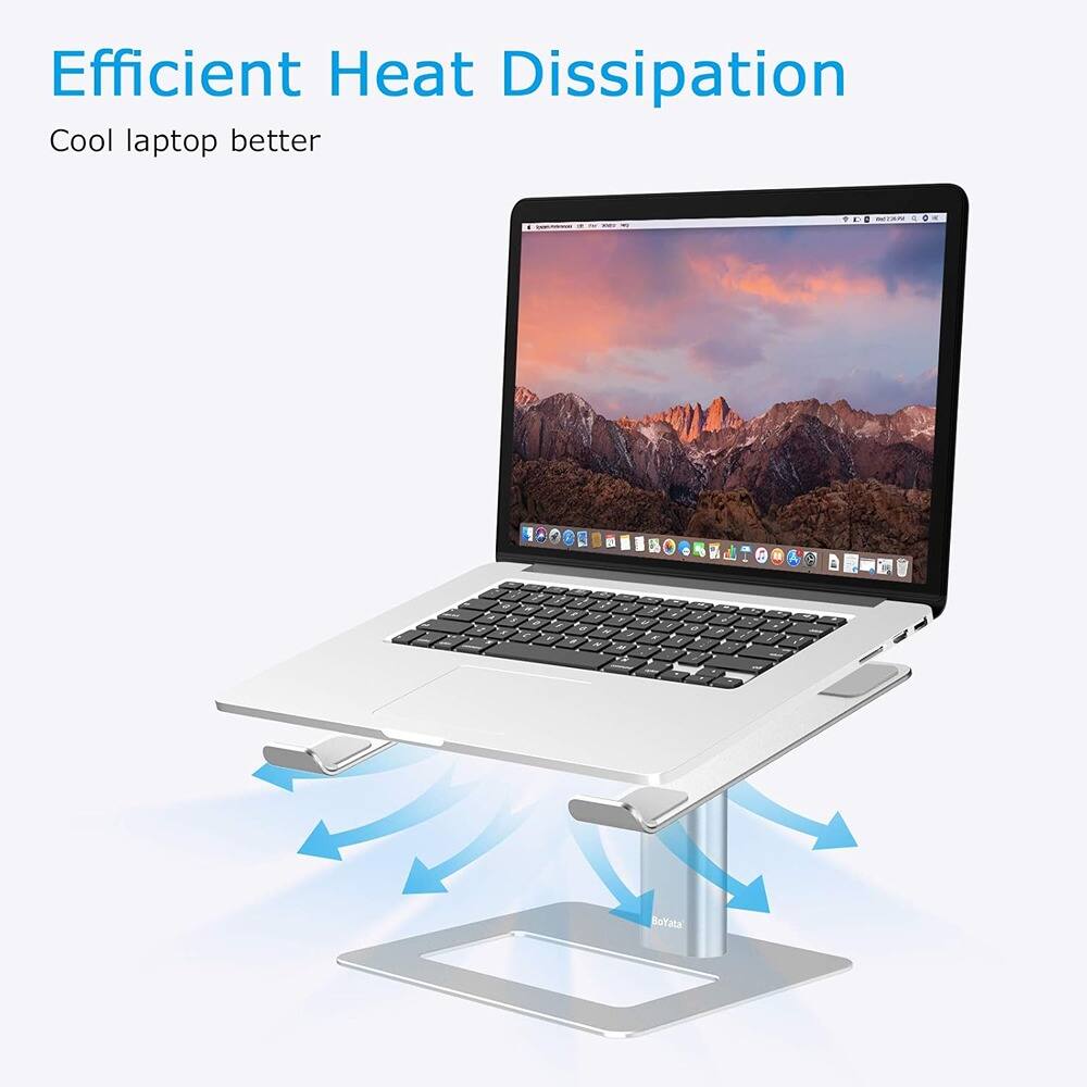Efficient Heat Dissipation  
Cool laptop better