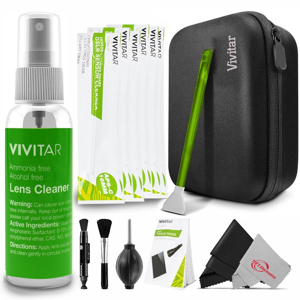 X/ DRY CCD/ DSLR SENSOR CLEAN IT VIVITAR SWAR CMOS PROFESSIONAL VIVITAR SWAB SENSOR | SENSORCLEANER VIVITAR Ammonia free Alcohol free Lens Cleaner 16MM APS-C Warning: Can cause eye irritation. Keep out of reach. Please call your local poison control. Active Ingredients: Water 0-10% Ca Amphoteric Surfactant: 90 octylphenol ether, CAS. NO. Directions: Apply lens solution and clean in circular motion gently VIVITAR VIVITAR VIVITAR VIVITAR D. VIVITAR T TISSUE PAPER Vivitar TED'S Electronics