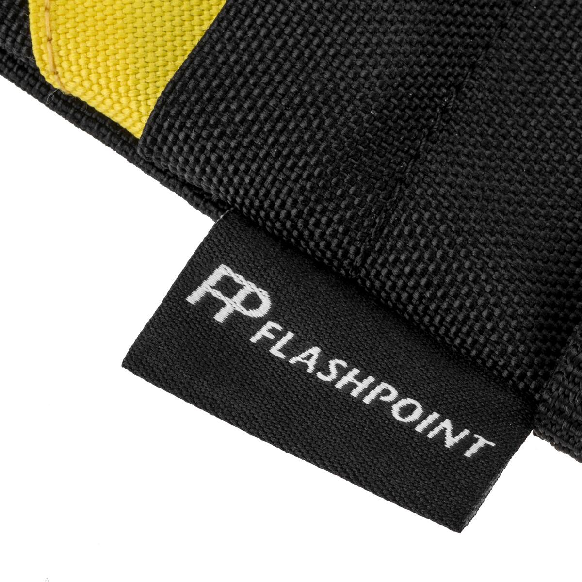 Alt View 4. Flashpoint - Flashpoint Empty Saddle Sandbag, 27lb Capacity, Yellow  Black.