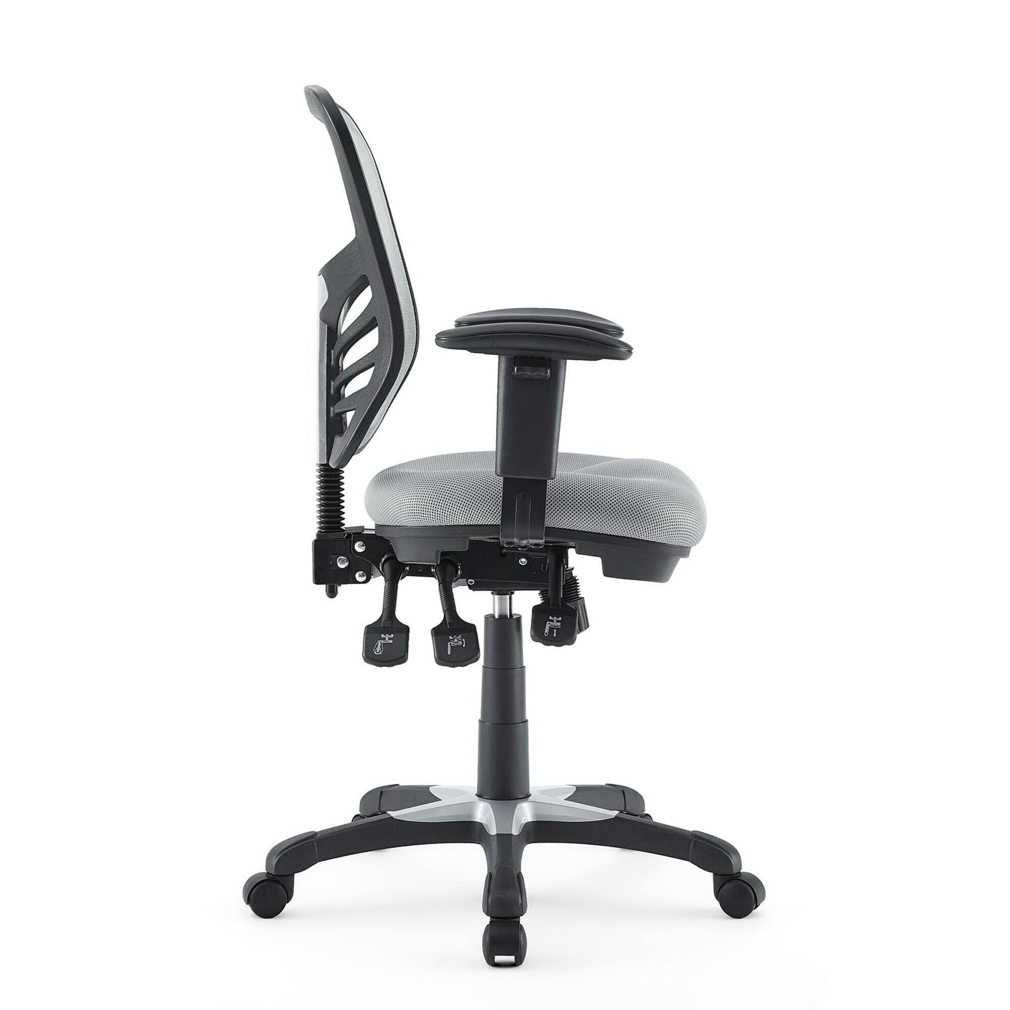 Alt View 2. Modway - Articulate Mesh Office Chair by Modway - gray.