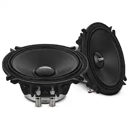 DS18 Audio - 5.25" Full-Range Speaker With Water Resistant Glass Fiber Cone and Neodymium Magnet | 150W RMS 2-Ohm - Black