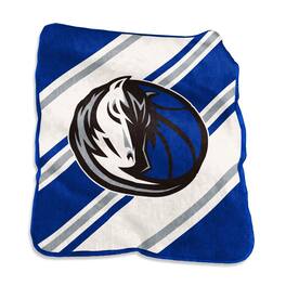 Logo Brands - Dallas Mavericks 50" x 60" Raschel Stripe Throw Blanket - Multicolor