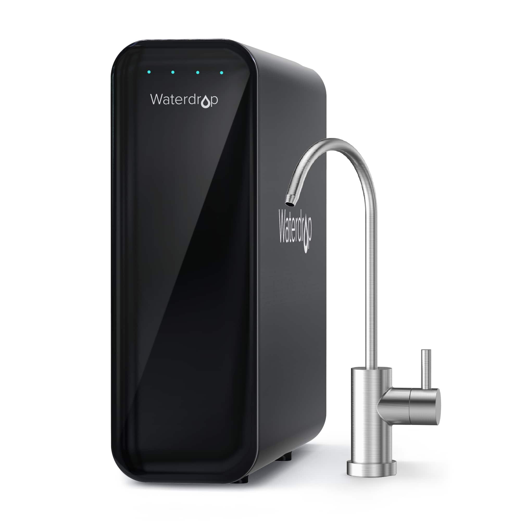 Angle. Waterdrop - Ultra Filtration Under Sink Water Filter System - Black.