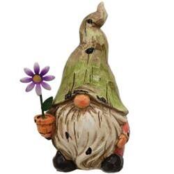 Left. BreeBe - Resin Garden Gnome 3 Asstd. - Multicolor.
