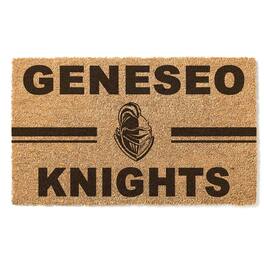 Jardine - SUNY Geneseo Knights 18" x 30" Team Logo Doormat - Brown