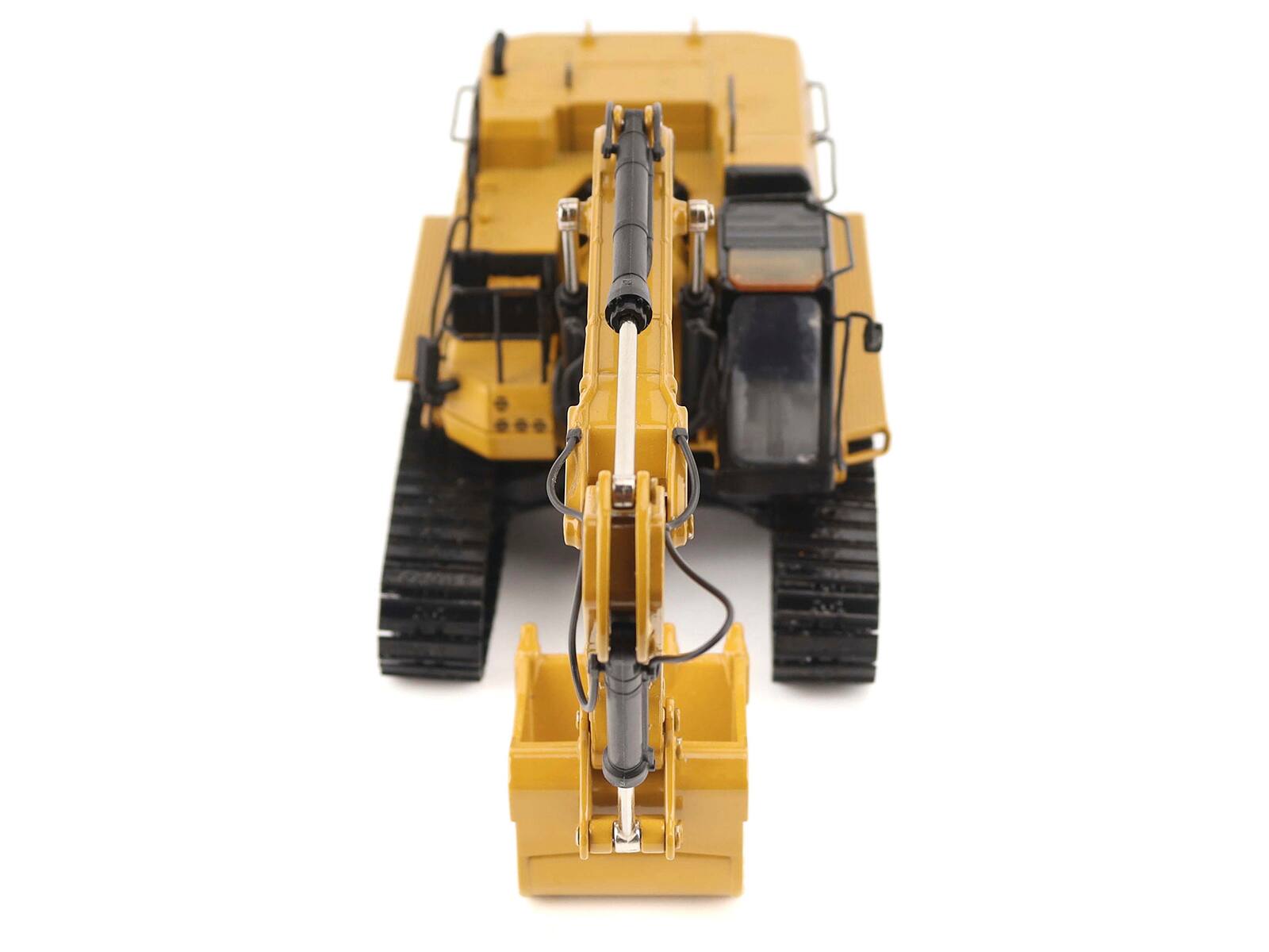 Alt View 3. Diecast Masters - CAT Caterpillar 374 Hydraulic Excavator Yellow "High Line" Series 1/50 Die Cast Model by Diecast Masters.