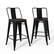 Angle. Simpli Home - Rayne Metal and Wood Counter Height Stool (Set of 2) - Black.