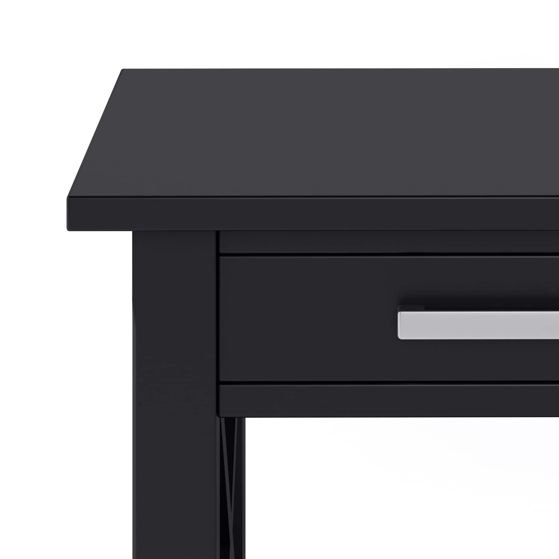 Left. Simpli Home - Kitchener End Table - Black.