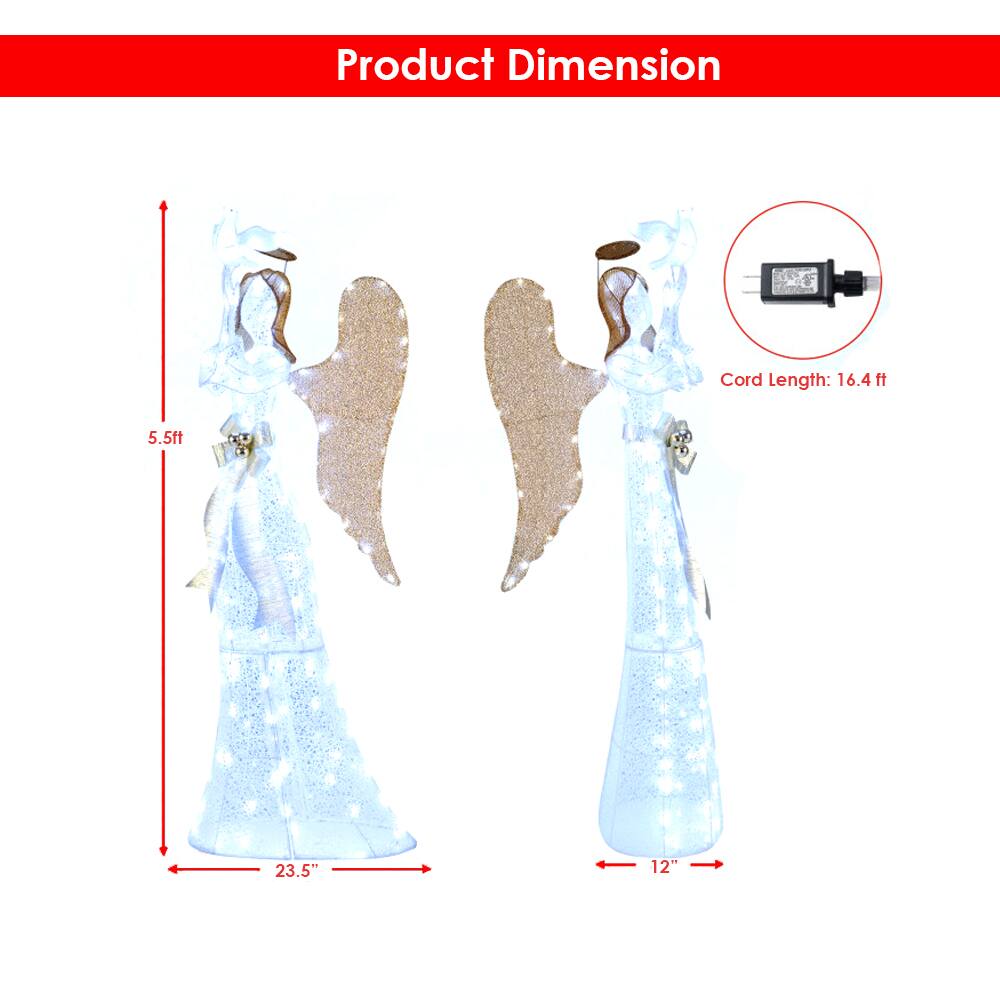 Product Dimension

- Cord Length: 16.4 ft
- Height: 5.5 ft
- Width: 23.5"
- Depth: 12"