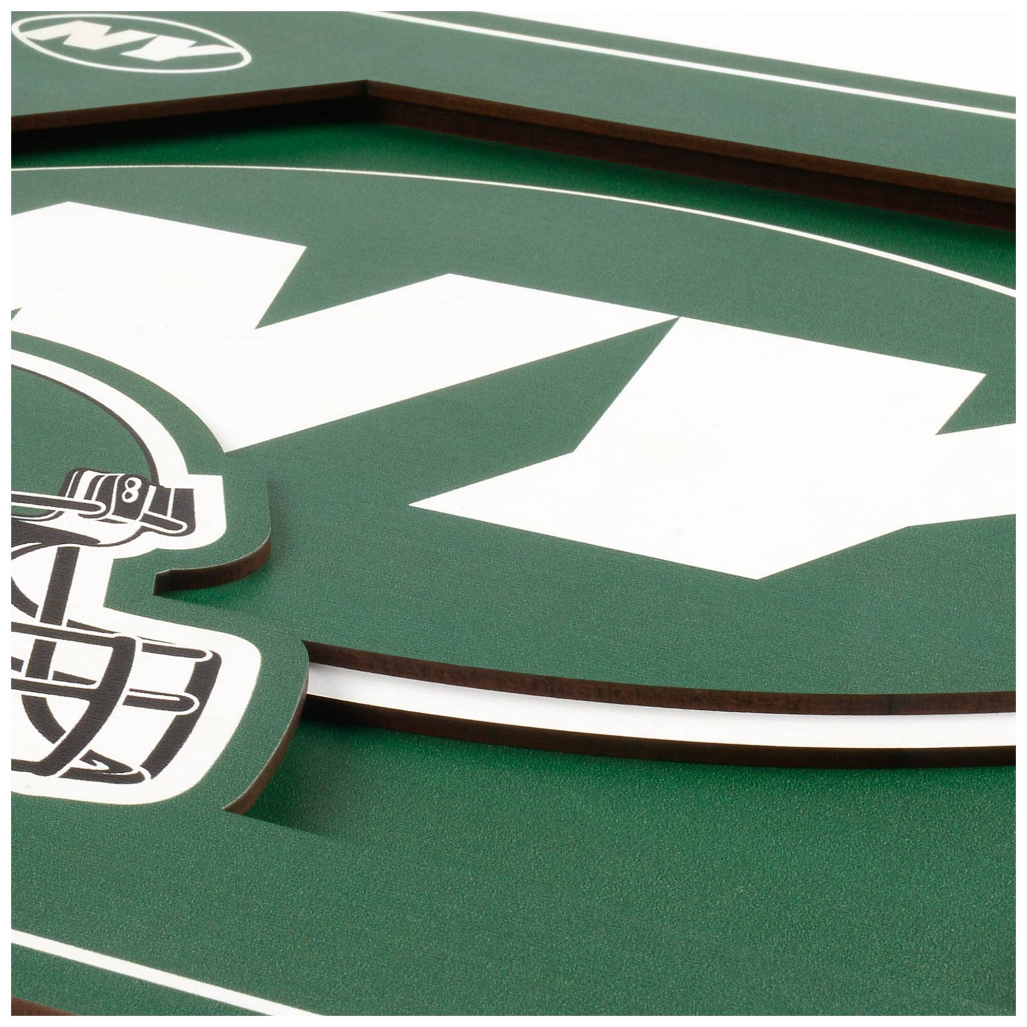 Alt View 1. YouTheFan - 12'' x 12'' 3D Logo Wall Art - Multicolor.