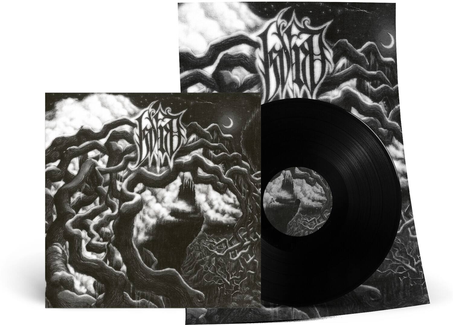 Front. Isvind - Dark Waters Stir   - VINYL LP.