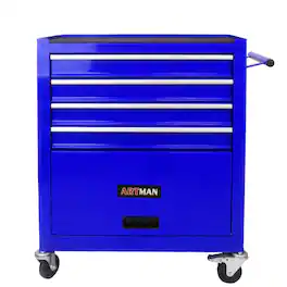 LOVMOR - 4 DRAWERS MULTIFUNCTIONAL TOOL CART WITH WHEELS