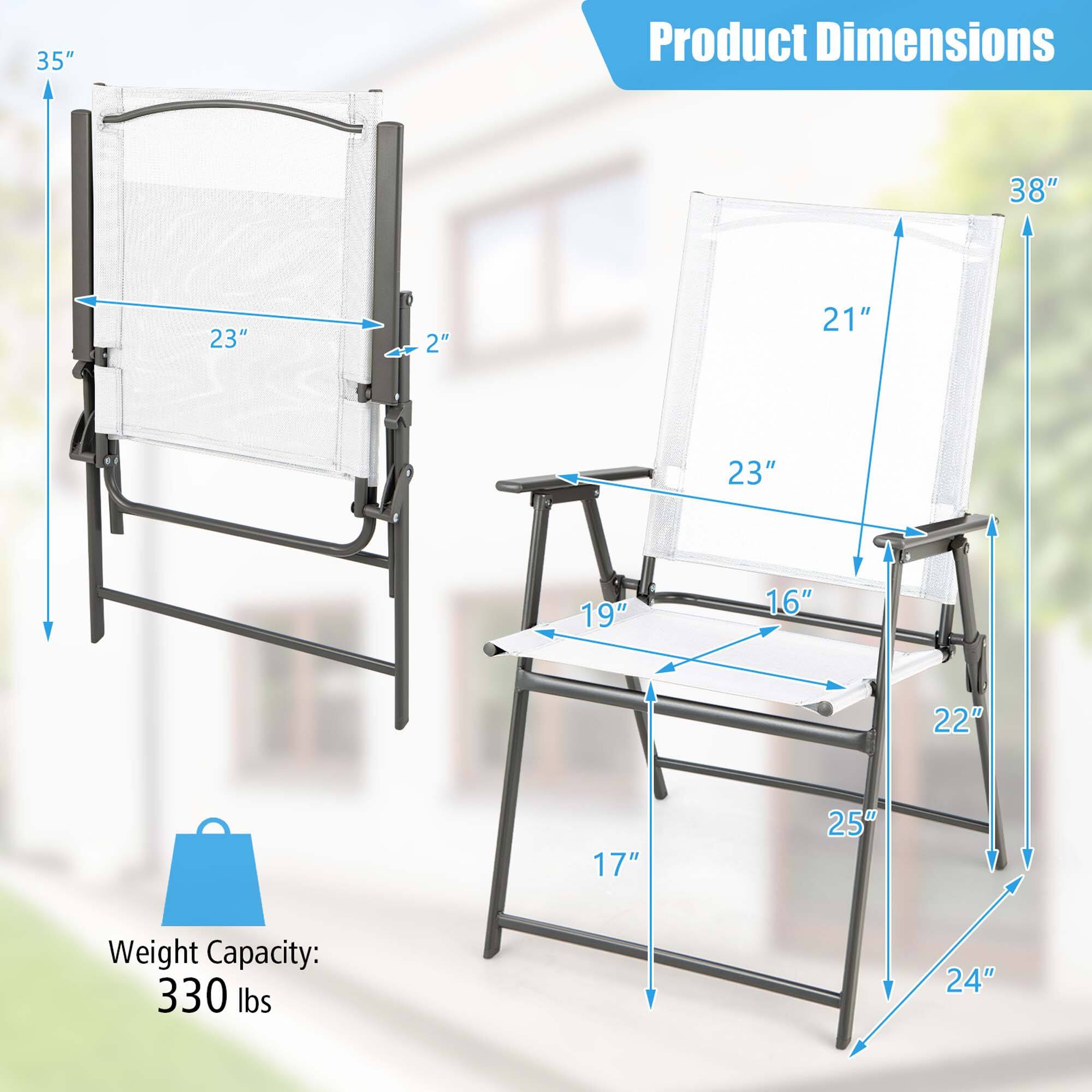 Product Dimensions

- Height: 35"
- Width: 23"
- Depth: 2"

- Height: 38"
- Width: 21"
- Depth: 23"
- Seat Width: 19"
- Seat Depth: 16"
- Armrest Height: 22"
- Leg Height: 25"
- Base Width: 24"

Weight Capacity: 330 lbs