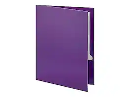 Oxford - Twin Laminated Folders, 25/Box (OXF 5049526) - Metallic Purple