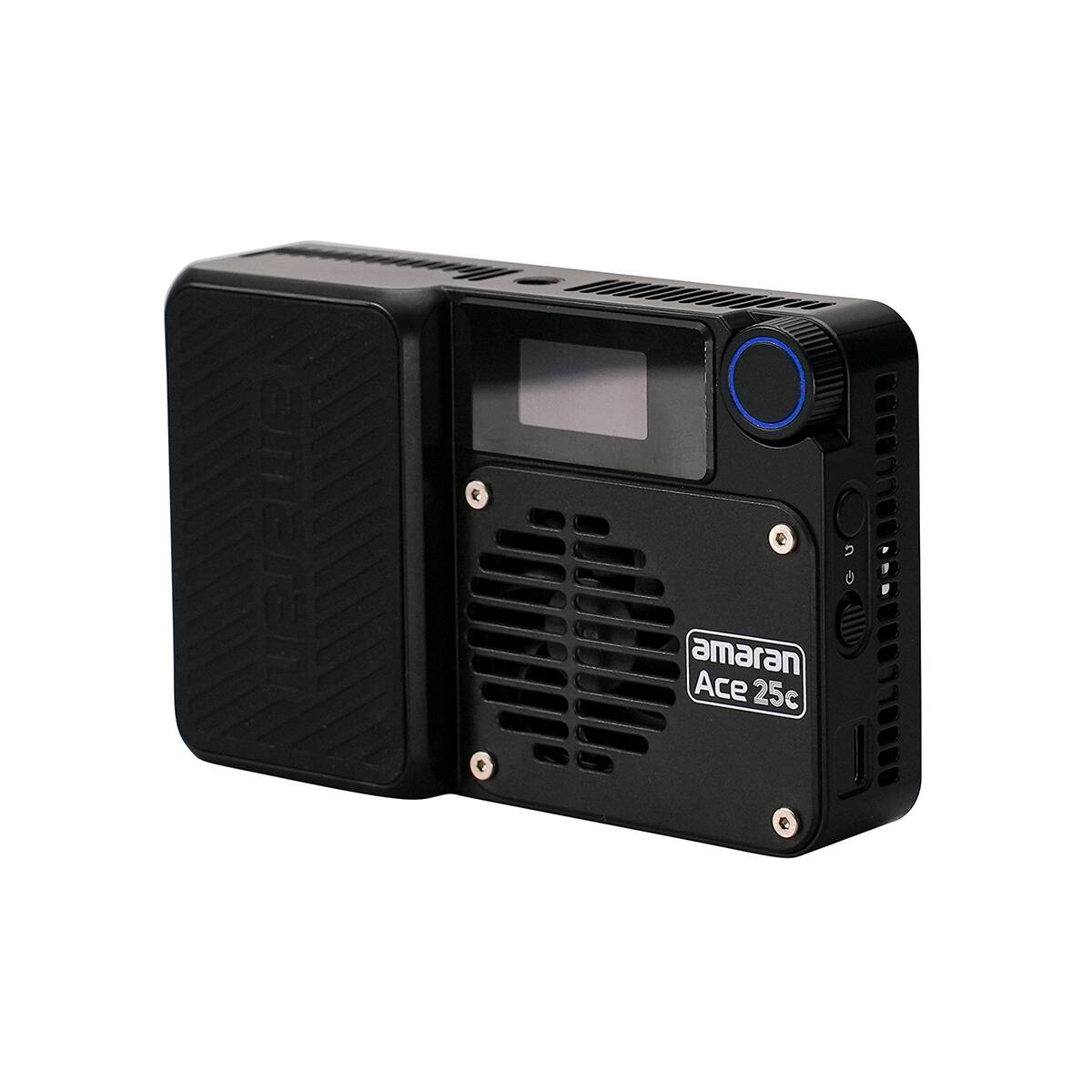 Amaran Ace 25c 25W RGBWW On Camera LED Light, Charcoal, Single - Best Buy