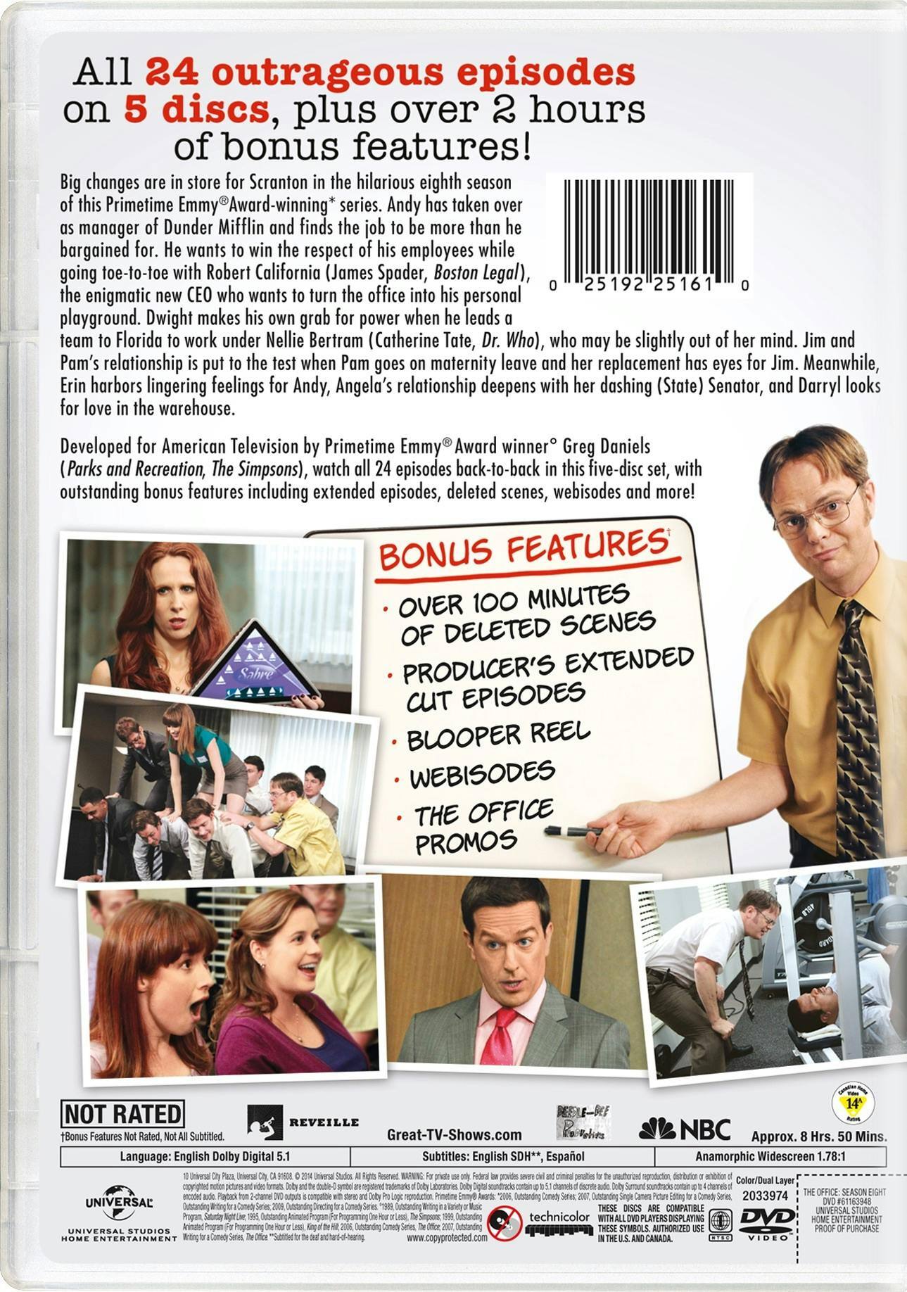 Angle. The Office - An American Workplace: Season 8 [DVD].