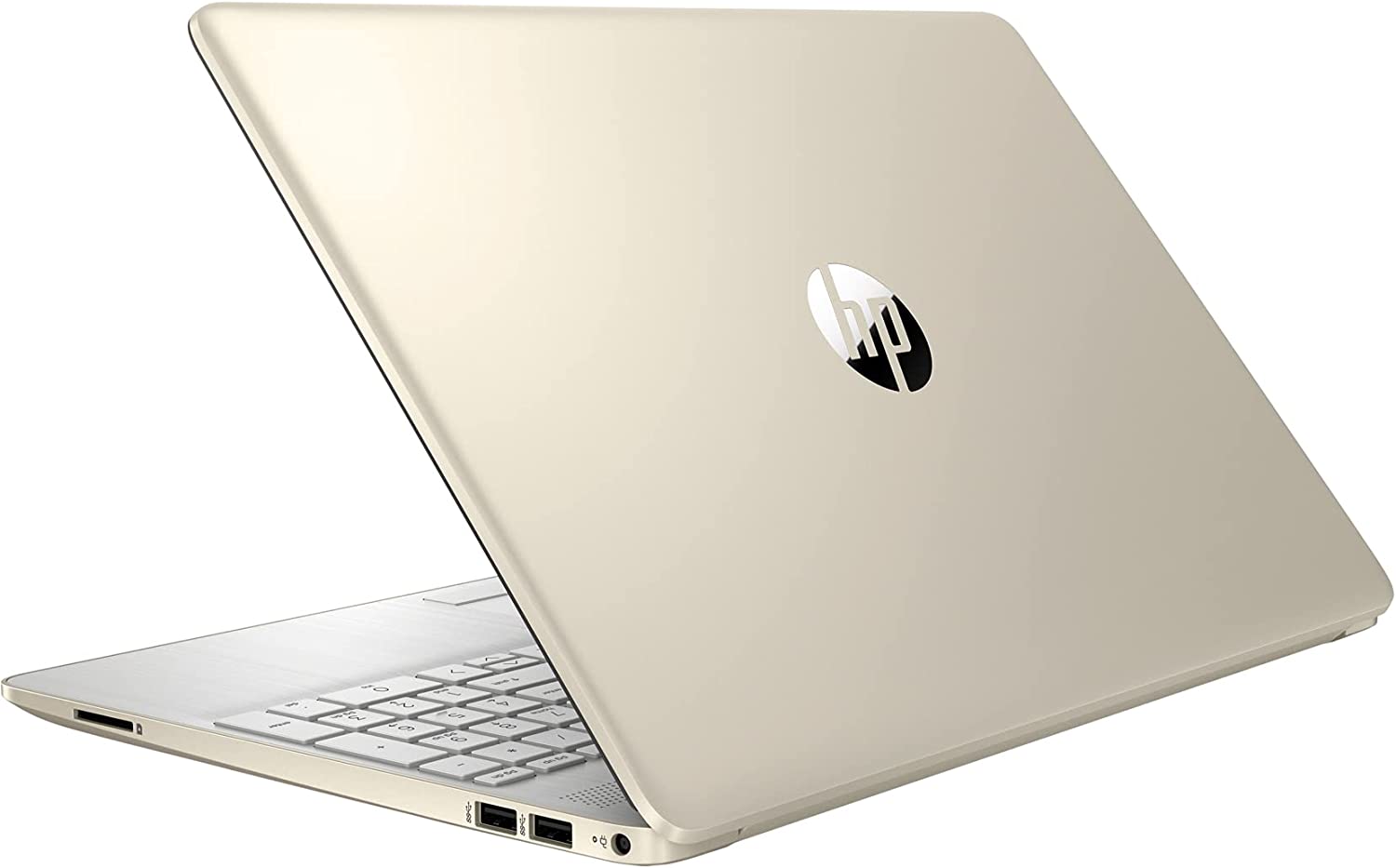 Alt View 3. HP - 15t-dw300 Laptop 15t-dw300 1B9N3AV Laptop 15.6 HD Display (i5-1135G7, 16GB, 512GB SSD, Win 11 Pro) - Pale Gold.