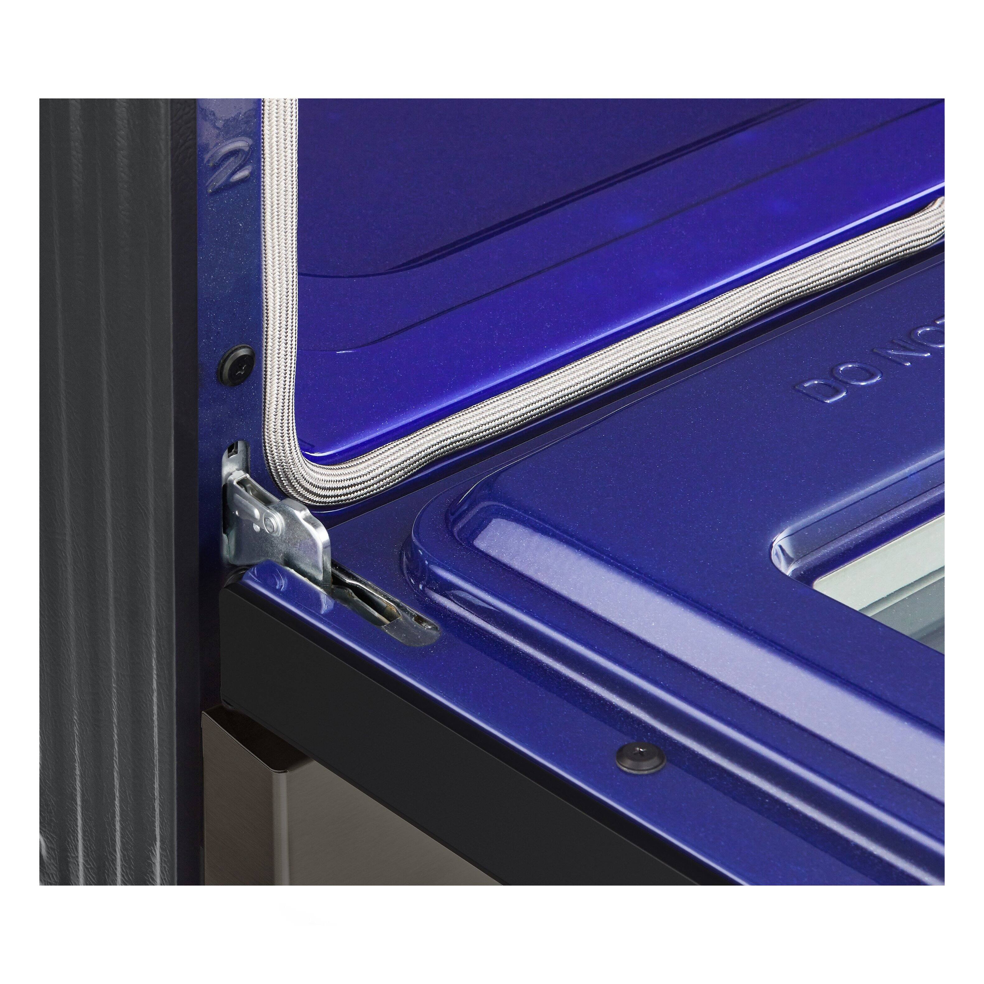 Alt View 15. LG - 6.3 Cu. Ft. Slide-In Electric True Convection Smart Range with Air Fry and Premium Handle - PrintProof Black Stainless Steel.