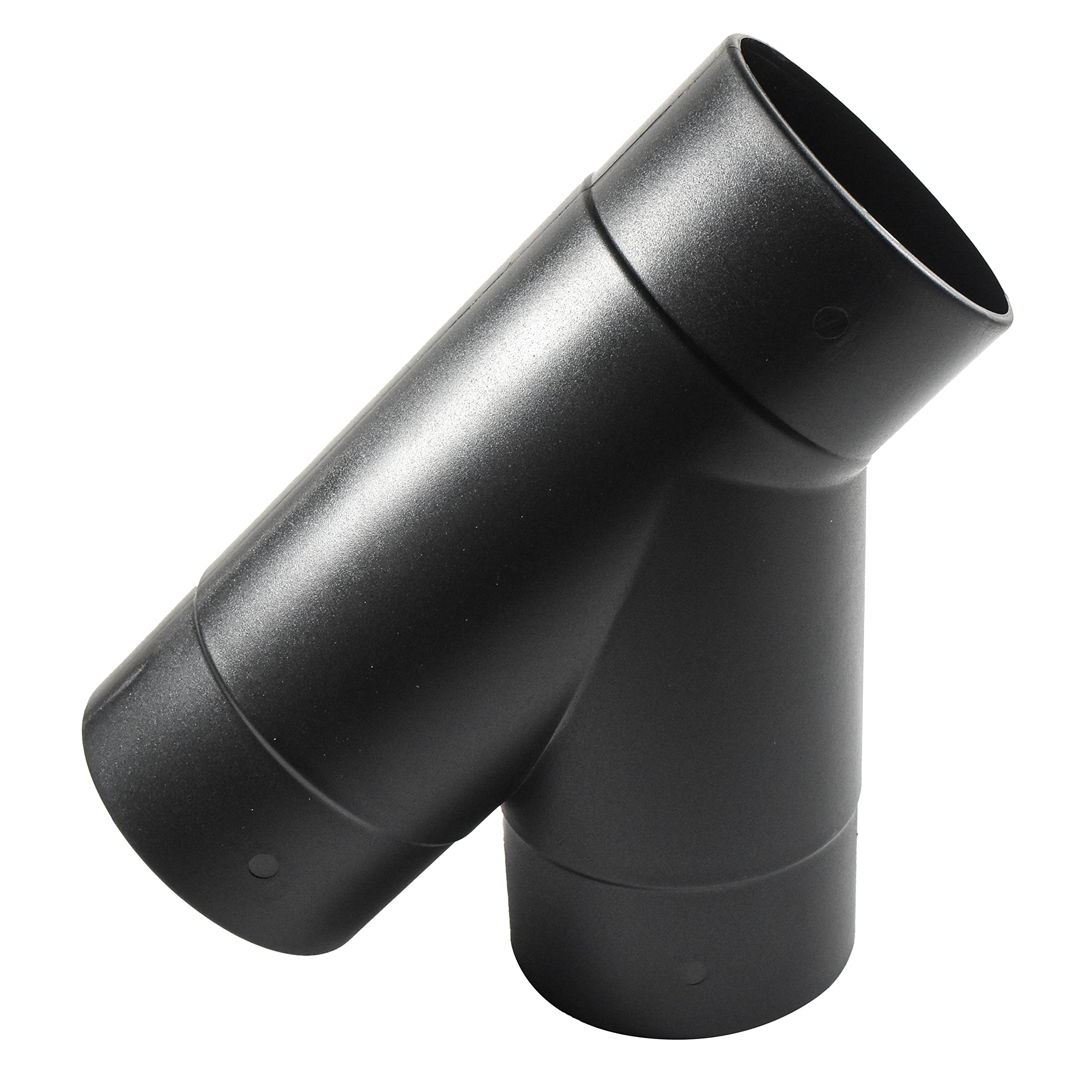 Alt View 1. HQRP - 4 in Dust Collection Y-Fitting Hose Connector for JET JW1015 - ABS 3-Way Splitter.