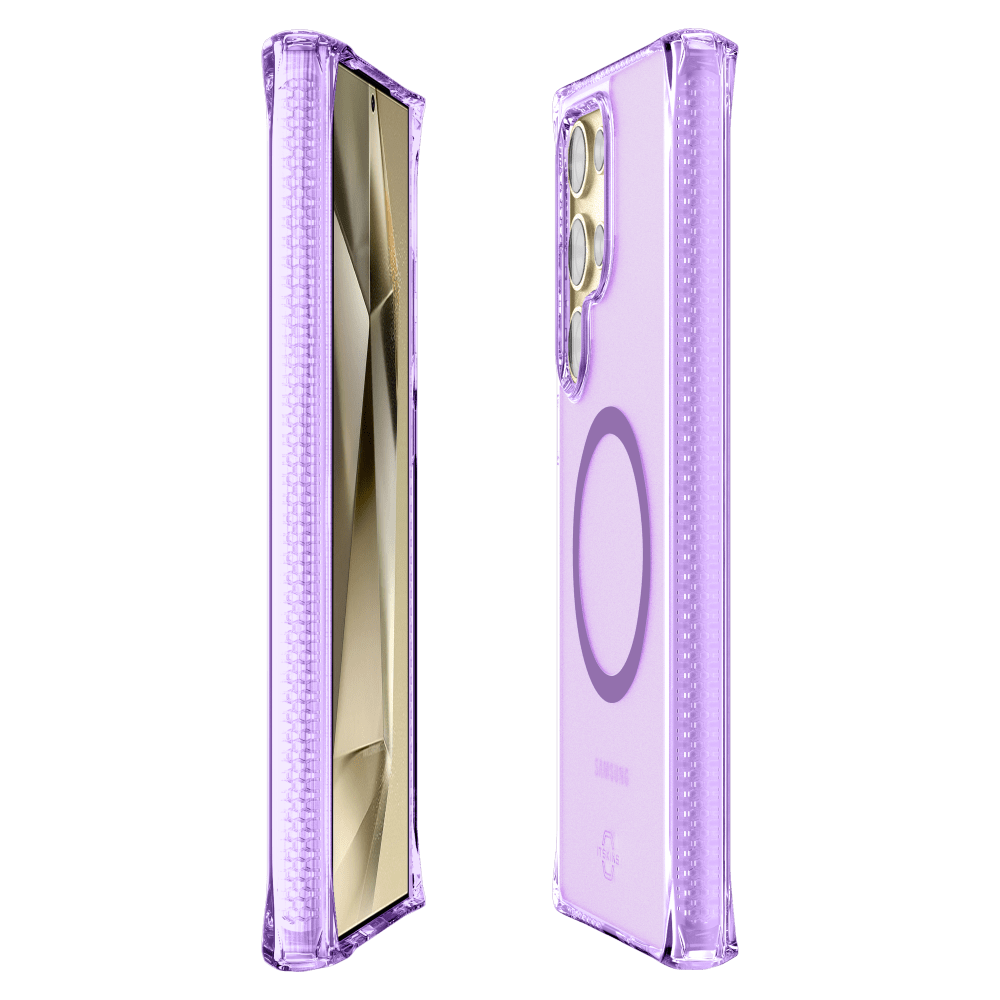 Alt View 1. Itskins - ITSKINS Hybrid_R Vapor Magnetic Case for Samsung Galaxy S25 Ultra - Light Purple - Purple.