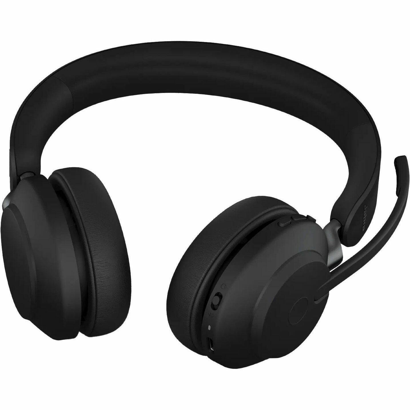 Jabra Evolve2 65 Headset Stereo Wireless Bluetooth 98.4 ft On ear