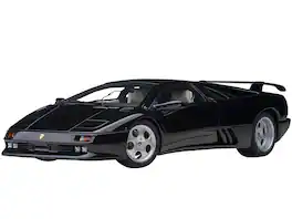 Lamborghini Diablo SE30 Deep Black Metallic 1/18 Model Car by Autoart
