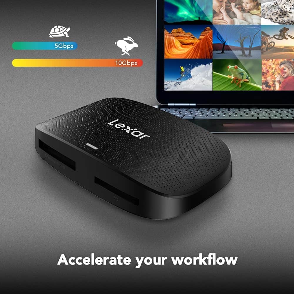 Lexar LRW 520 CFexpress Type B/SD USB 3.2 Gen 2 Card Reader