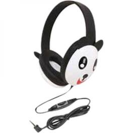 Califone - KIDS STEREO PC HEADPHONE PANDA DESIGN - Stereo - Mini-phone (3.5mm) - Wired - 25 Ohm - 20 Hz to 20 kHz - Red