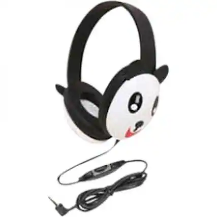 Front. Califone - CALIFONE KIDS STEREO PC HEADPHONE PANDA DESIGN - Stereo - Mini-phone (3.5mm) - Wired - 25 Ohm - 20 Hz to 20 kHz - Red.