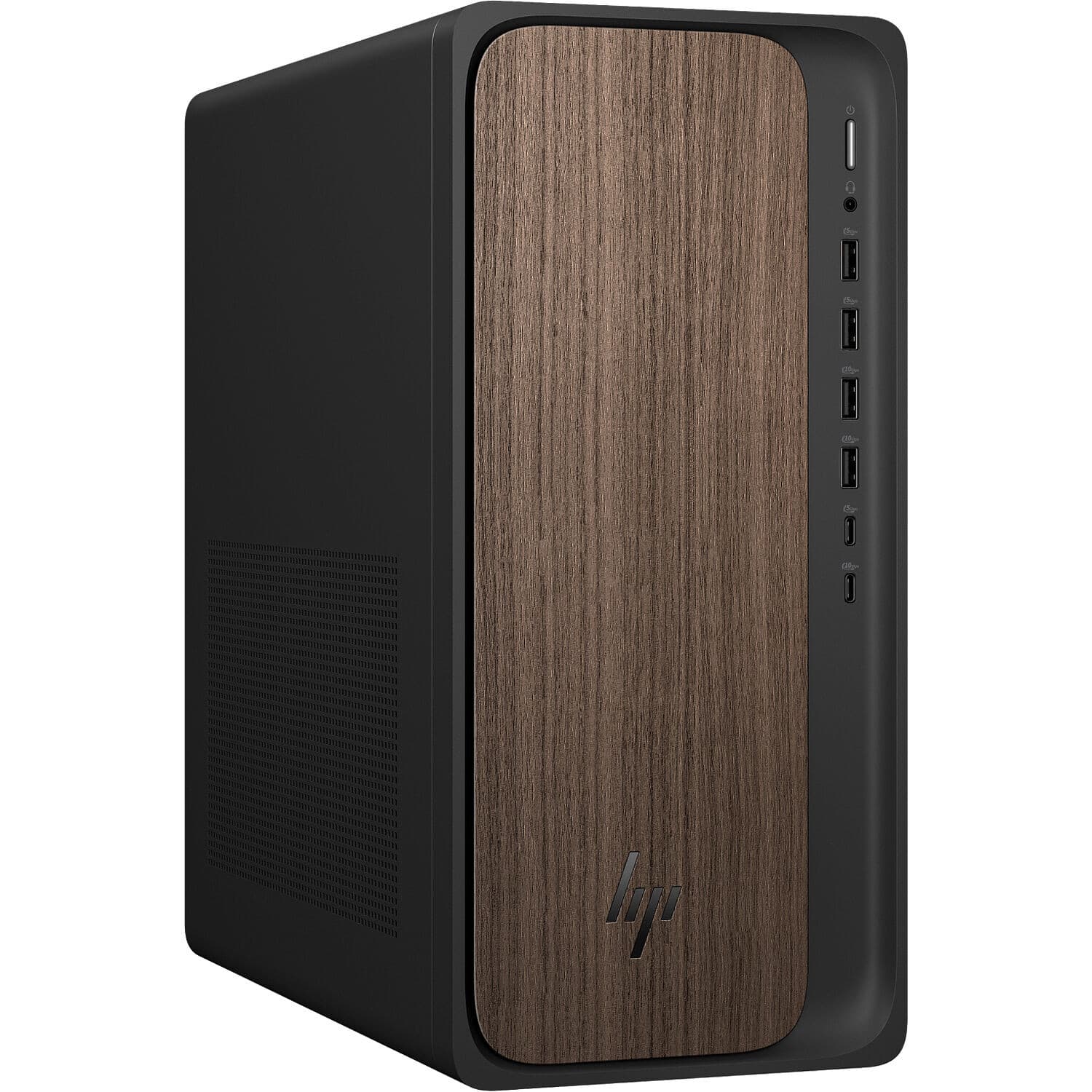 HP - OmniDesk M03 AI Desktop PC - Intel Core Ultra 7 265, 32GB RAM, 2TB SSD, Intel UHD Graphics, KB & Mouse, Windows 11 - Dark