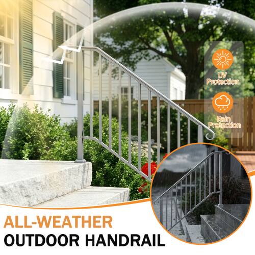 UV Protection Rain Protection ALL-WEATHER OUTDOOR HANDRAIL