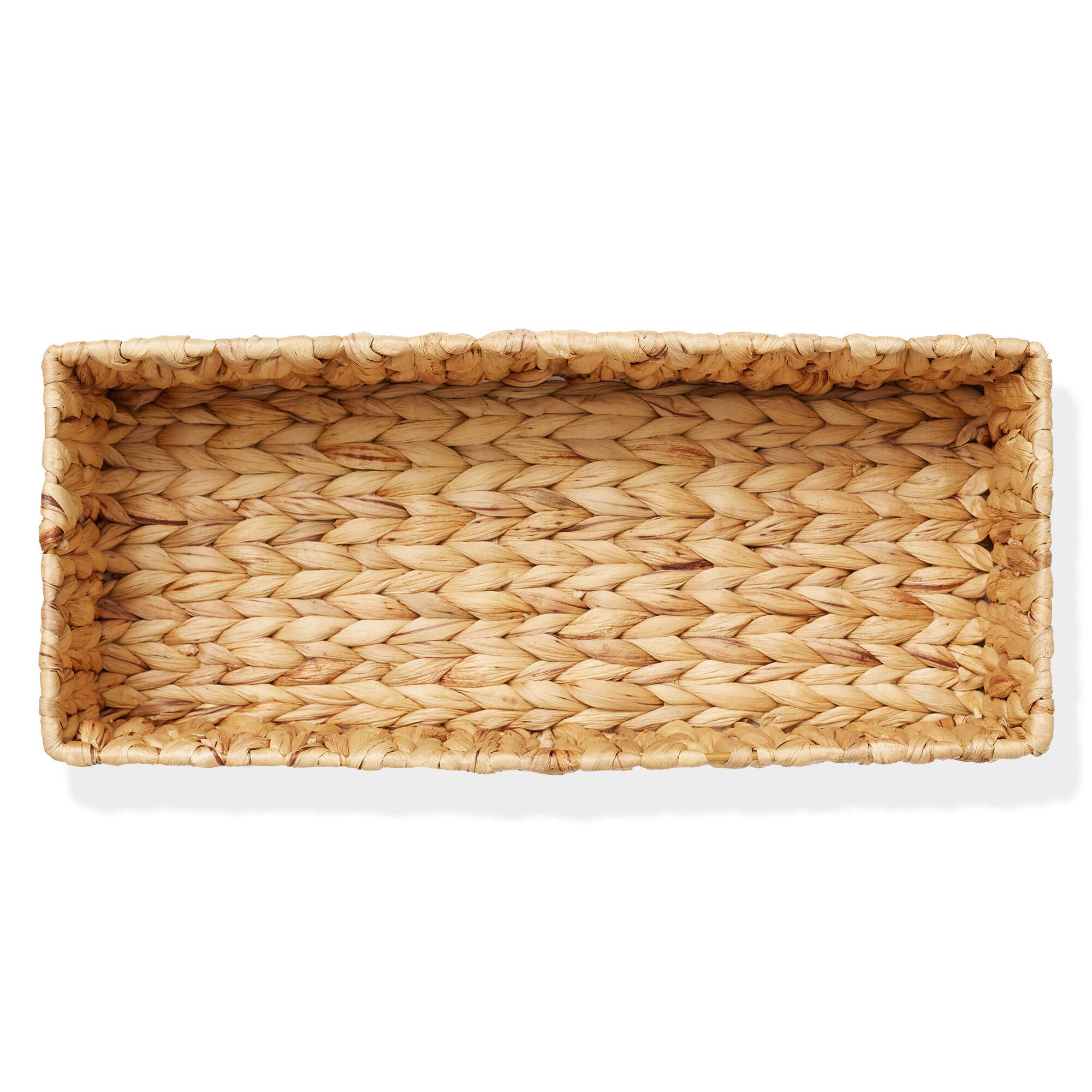 Alt View 4. Casafield - 2 Bathroom Storage Baskets - Seagrass-Hyacinth - Toilet Paper Bin - Natural - Hyacinth.