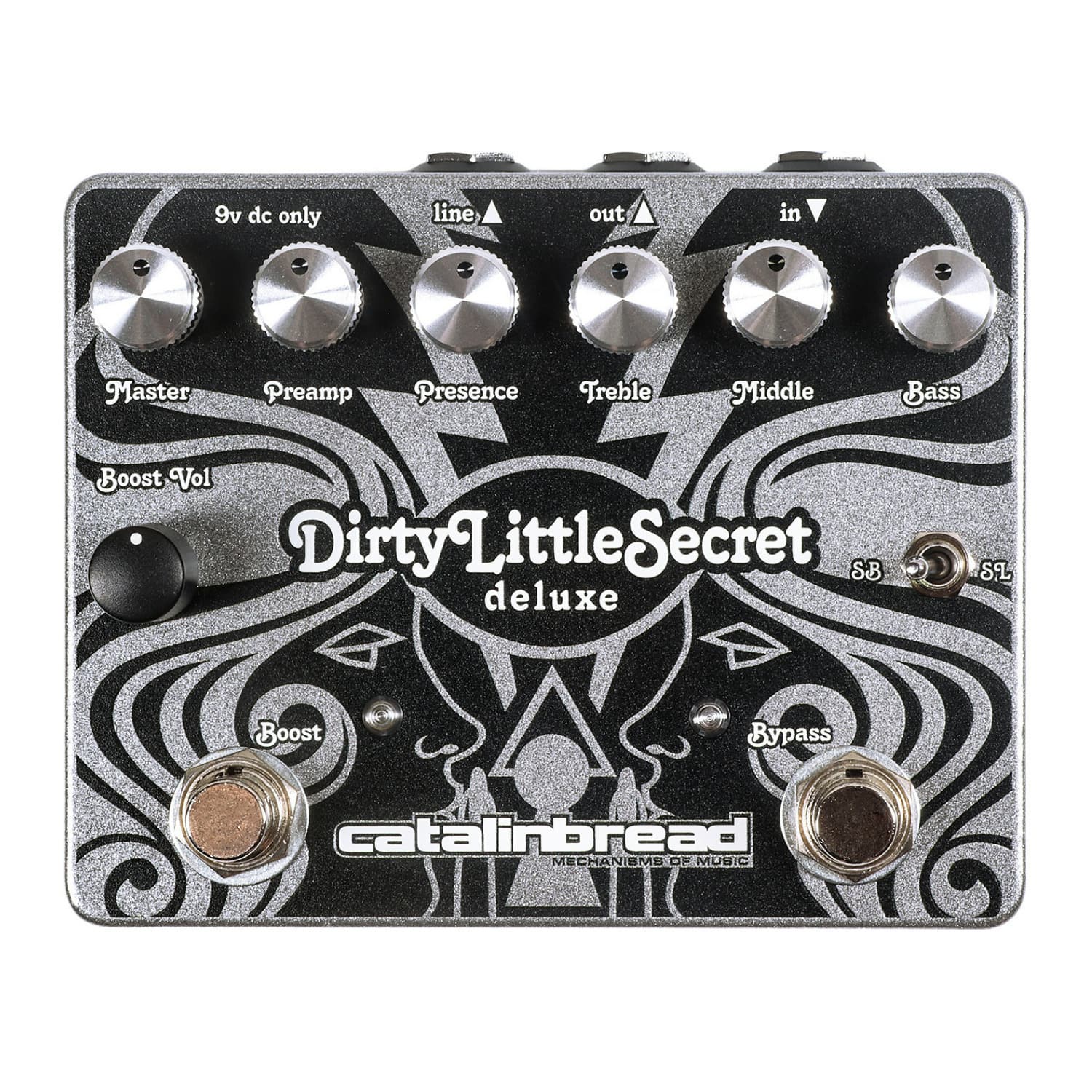 Catalinbread - Dirty Little Secret Deluxe Foundation Overdrive Pedal - DIRLITSECDLX