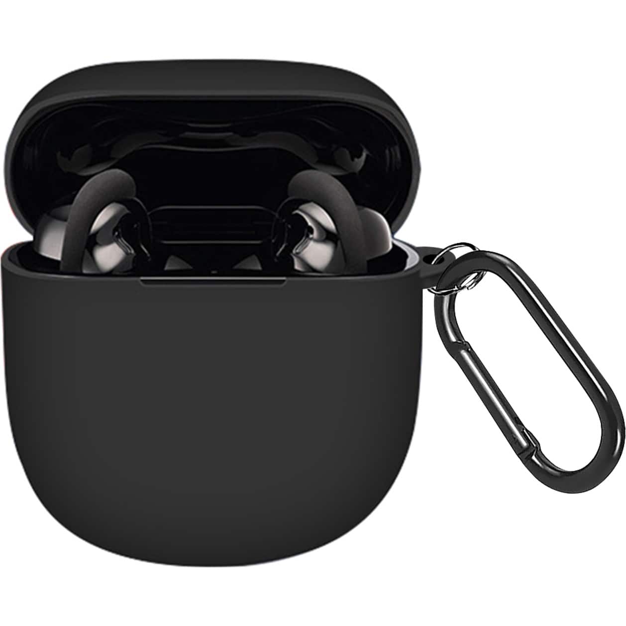 Alt View 11. SaharaCase - Venture Series Silicone Case for Bose QuietComfort Ultra Earbuds - Black.