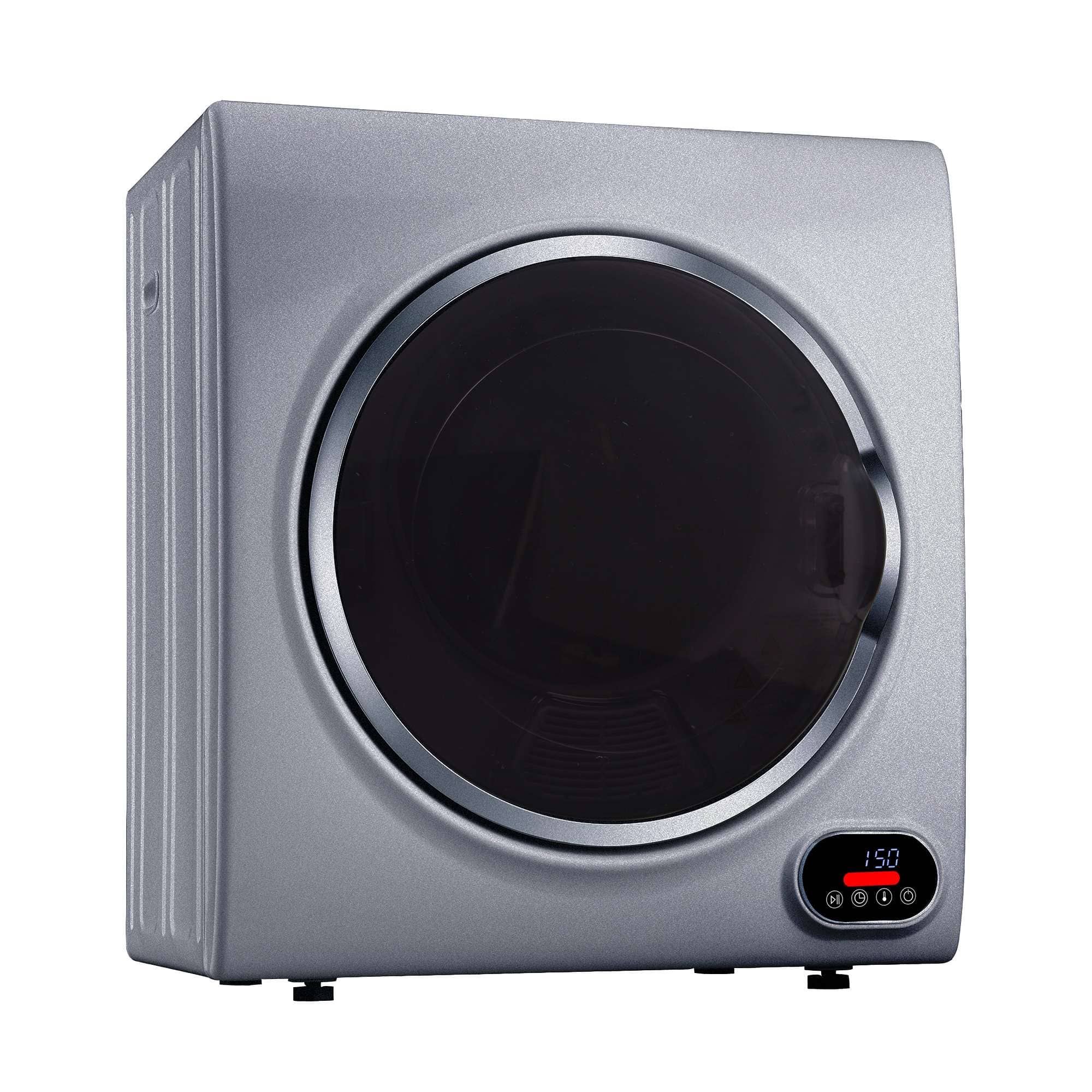 Equator - ED 852 Premium Compact 3.5 cu.ft./13lbs Vented Sensor Electric Dryer Bottom Control Digital 110V/1500W - Silver