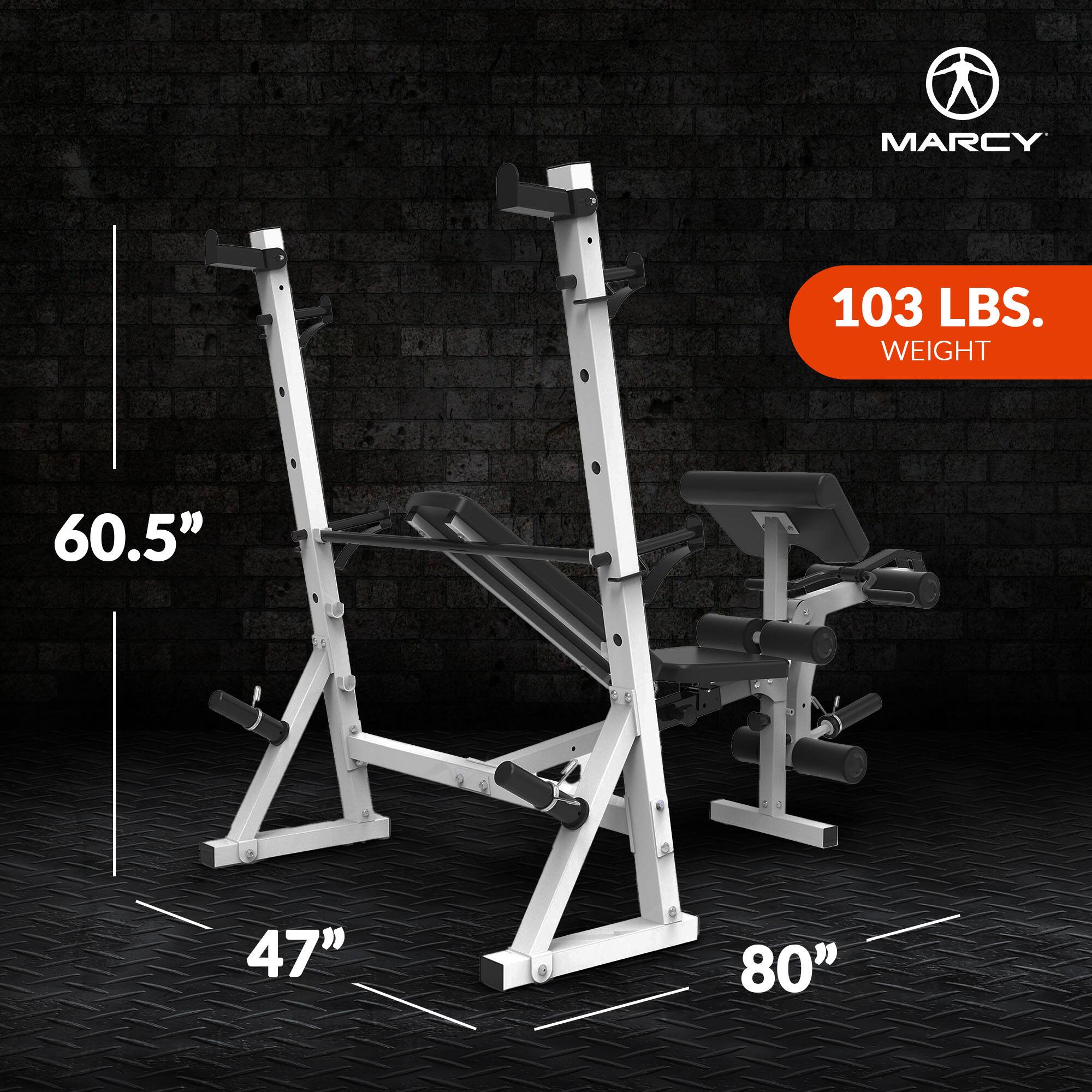 MARCY  
103 LBS. WEIGHT  
60.5"  
47"  
80"