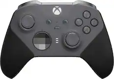 Front. Microsoft - XBOX Elite Series 2 Core Wireless Controller for XBOX Series X, XBOX Series S, XBOX One, PCs, and Cloud-Enabled Devices - Gray.