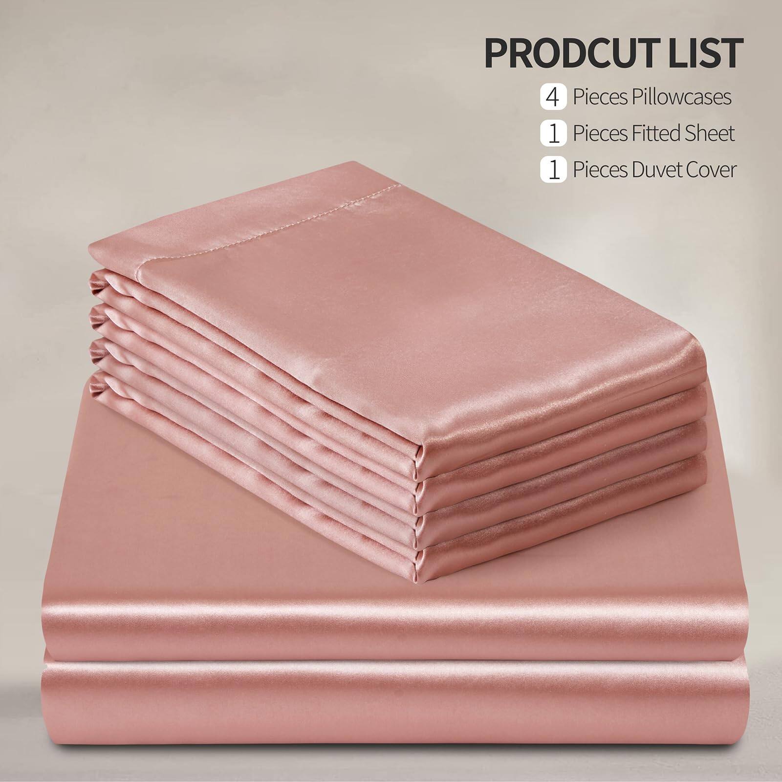 PRODCUT LIST

4 Pieces Pillowcases  
1 Pieces Fitted Sheet  
1 Pieces Duvet Cover