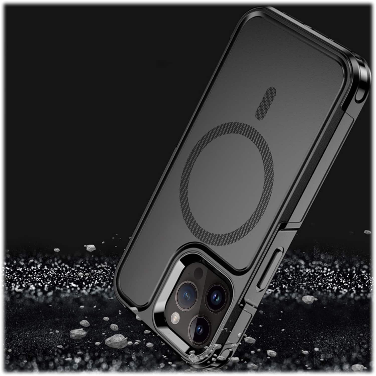 Alt View 13. SaharaCase - Armor Series Hard Shell Case for Apple iPhone 14 Pro Max - Black.
