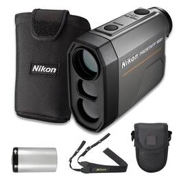 Nikon - PROSTAFF 1000i 6x20 Laser Rangefinder with ID Technology, 6-1000 Yard Range (2pc Bundle)