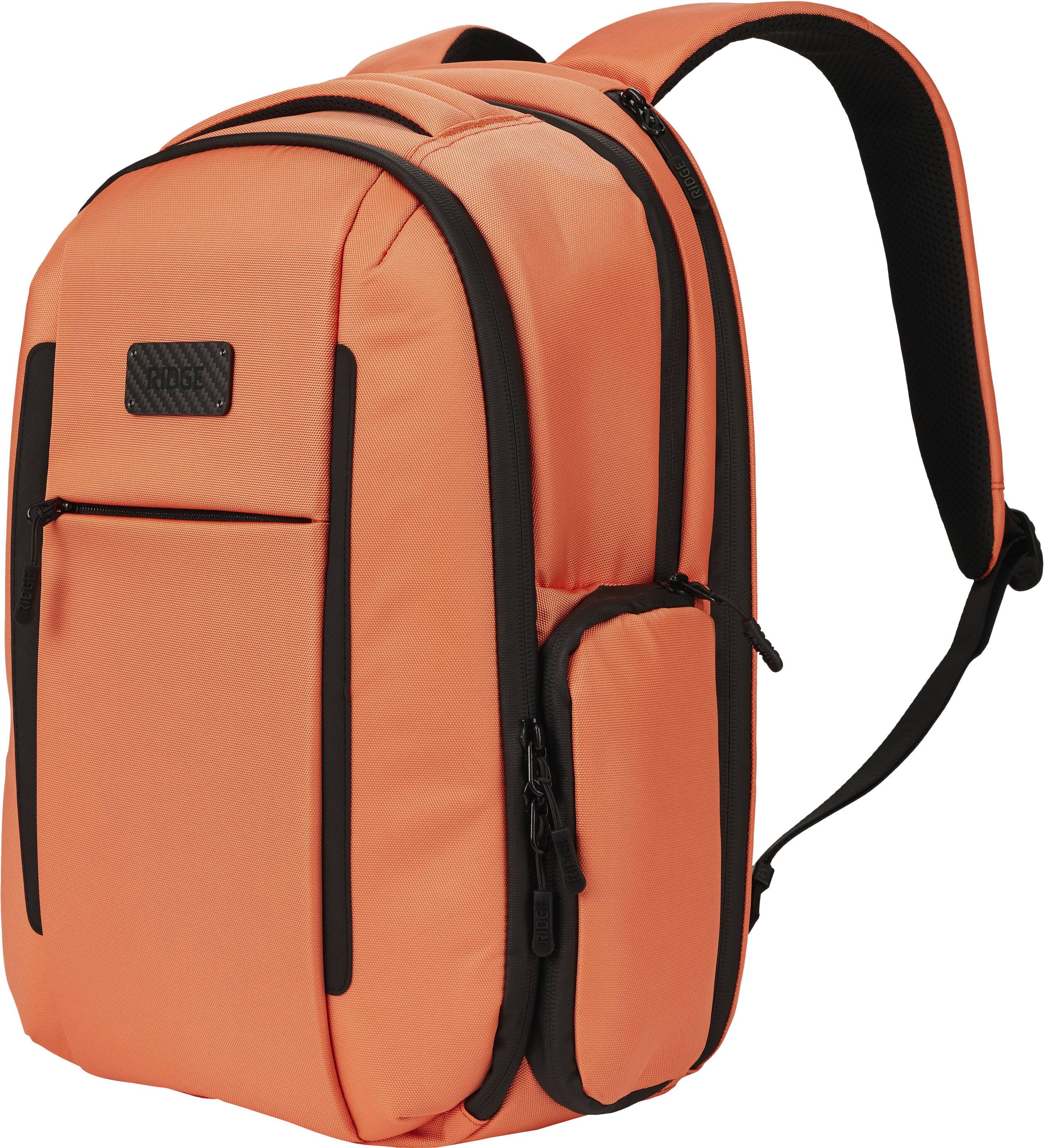 Alt View 1. The Ridge Wallet - Commuter Backpack Basecamp Orange - Orange.