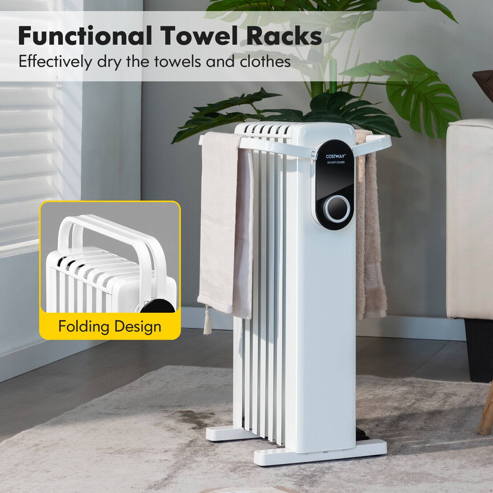 Functional Towel Racks
Effectively dry the towels and clothes
COSTWAY - Folding Design